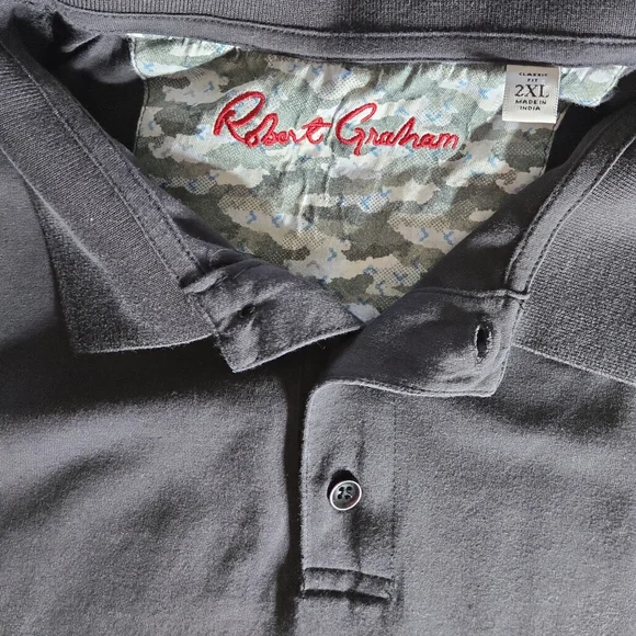 Men's Charcoal Gray Short-Sleeve Polo Shirt - Picture 2 of 9